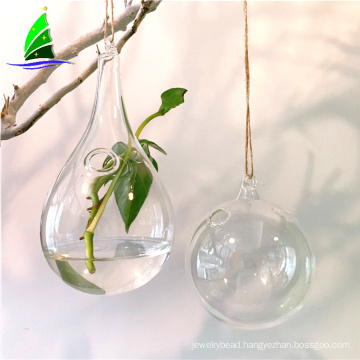 glass flower bottle hydroponics hanging Vase